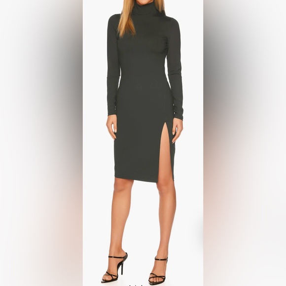 Susana Monaco - Long Sleeve Mock Neck Dress NWT - Picture 4 of 17